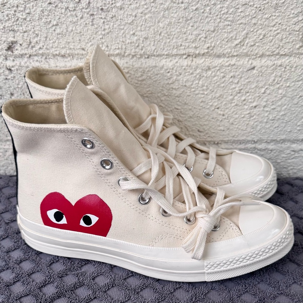 Converse x Comme des Garçons PLAY Chuck 70 Hi sneakers Size 8
